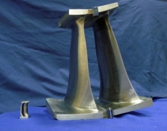 Fig. 2 - Vane Segments After EB Welding