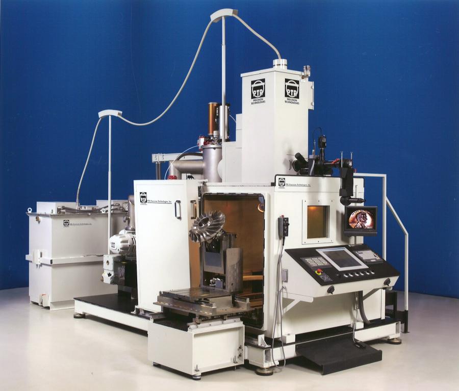 1990's updated version of PTR's Medium Chamber EB Welding System.